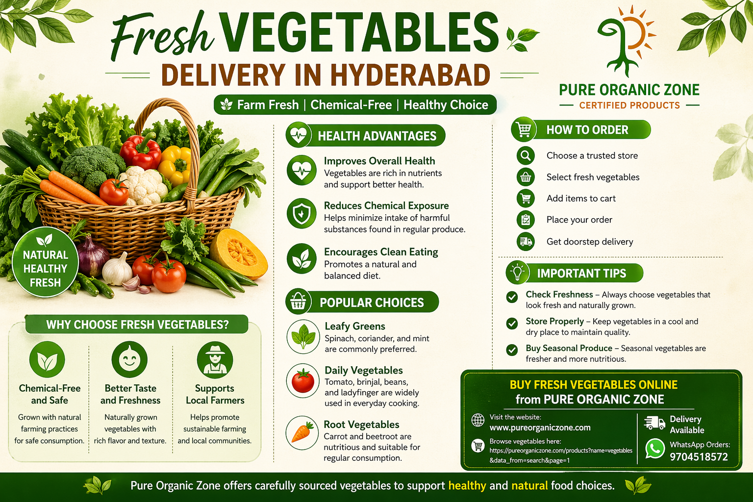 Fresh Vegetables Delivery in Hyderabad Online
